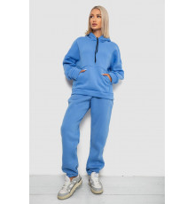 Спортивный костюм женский на флисе, цвет джинс, 238R5726