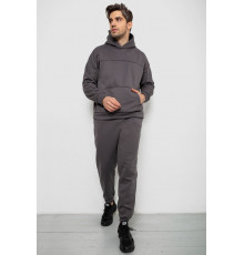 Спортивный костюм мужской на флисе, цвет серый, 238R029