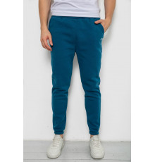 Спортивные штаны мужские на флисе, цвет изумрудный, 238R57256