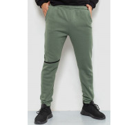 Спорт штаны мужские на флисе, цвет хаки, 238R56970