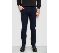 Джинсы мужские однотонные Straight, цвет синий, 244R1049-1