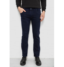 Джинсы мужские однотонные Straight, цвет синий, 244R1049-1