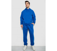 Спортивный костюм мужской на флисе, цвет электрик, 244R9162