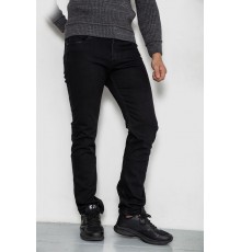 Джинсы мужские стрейч, цвет черный, 244R8525