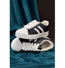 Кросівки жіночі демісезонні, колір чорно-бежевий, 248RBK10