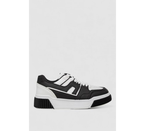 Кросівки жіночі, колір чорно-білий, 256RCB008