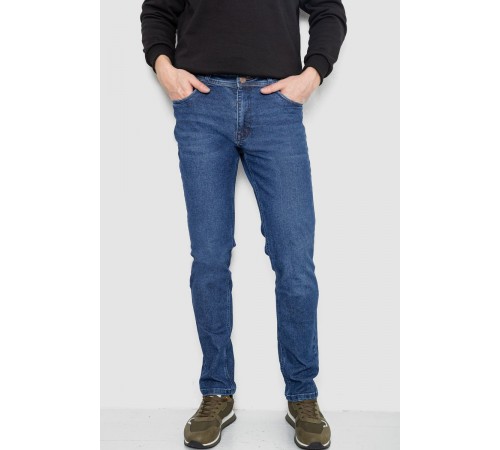 Джинсы мужские демисезонные, цвет синий, 243R8059
