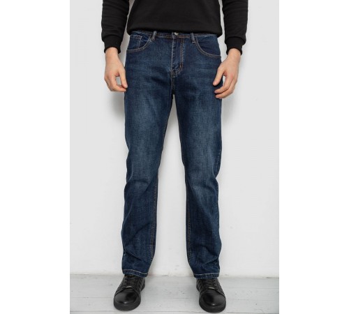 Джинсы мужские прямого кроя, цвет синий, 244R9902