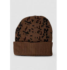 Шапка мужская камуфляжная на меху, цвет коричневый, 244RM49