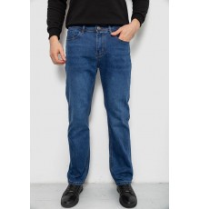 Джинсы мужские прямого кроя, цвет синий, 244R9909 Джинсы мужские прямого кроя, цвет синий, 244R9909