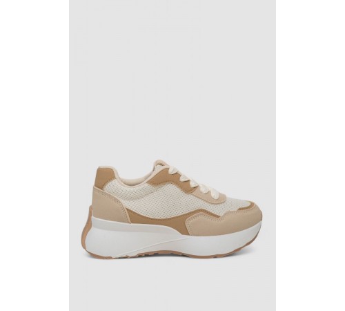 Кросівки жіночі, колір бежево-коричневий, 248RXM100