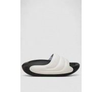 Шльопанці жіночі, колір чорно-білий, 248RYY03