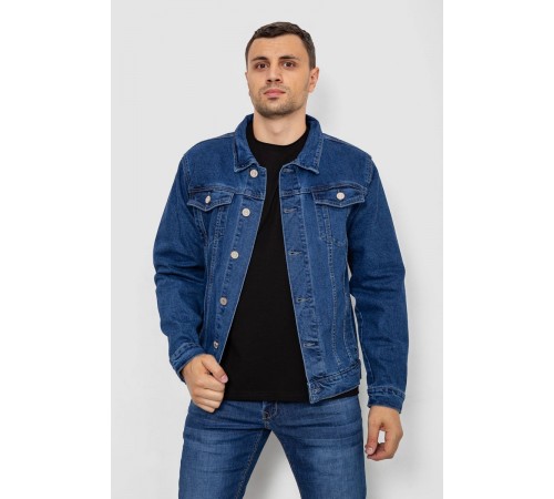 Куртка мужская джинсовая, цвет синий, 244RMA005