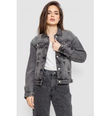 Куртка жіноча джинсова, колір сірий, 255RA2240