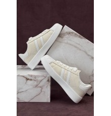 Кросівки жіночі демісезонні, колір бежево-білий, 248RBK10