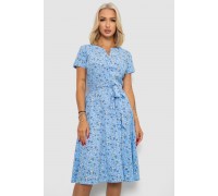 Платье софт с принтом, цвет голубой, 230R1111