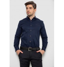 Сорочка чоловіча, колір темно-синій, 214R7094 Сорочка чоловіча, колір темно-синій, 214R7094