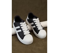 Кросівки жіночі демісезонні, колір чорно-білий, 248RBK10-2