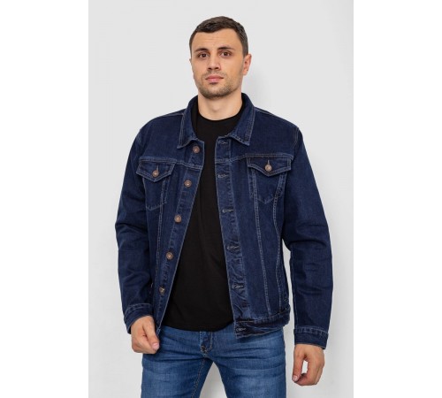 Куртка мужская джинсовая, цвет темно-синий, 244RMA005