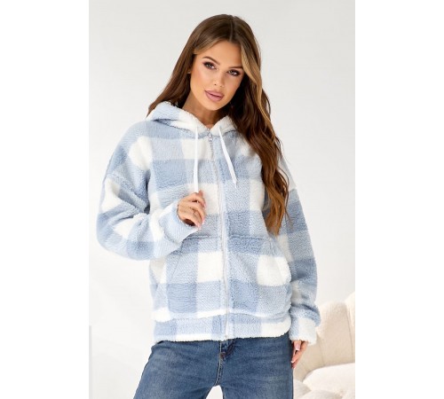 Кофта жіноча Теді, колір блакитний, 257R48-5