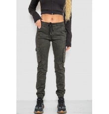 Штани жіночі камуфляжні, колір хакі, 244RTL1067