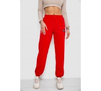 Спортивные штаны женские, цвет красный, 247R4670