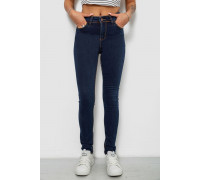 Джинси жіночі однотонні Skinny, колір синій, 244R502-5