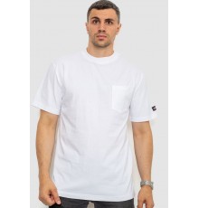 Футболка чоловіча однотонна, колір білий, 238R57832