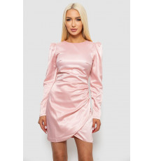 Платье женское однотонное нарядное, цвет розовый, 244R379