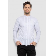 Рубашка мужская однотонная, цвет белый, 186R2033