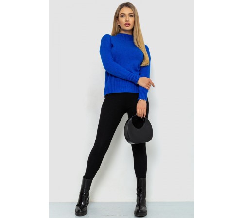 Кофта жіноча однотонна, колір електрик, 244R2028