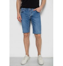 Шорти чоловічі джинсові, колір темно-блакитний, 238R2023 Шорти чоловічі джинсові, колір темно-блакитний, 238R2023