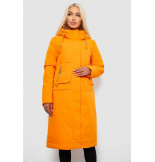 Куртка женская длинная демисезонная, цвет оранжевый, 244R997 Куртка женская длинная демисезонная, цвет оранжевый, 244R997