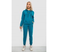 Спортивный костюм женский двухнитка, цвет бирюзовый, 214R1419-003