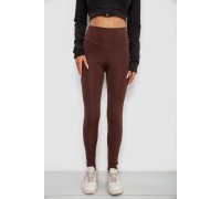 Лосины однотонные, цвет шоколадный, 238R57308