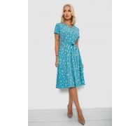 Сукня софт з принтом, колір бірюзовий, 230R1111