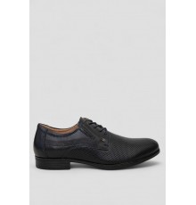 Туфлі чоловічі з перфорацією, колір темно-синій, 243RC1312
