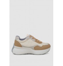 Кросівки жіночі, колір бежево-коричневий, 248RXM40-95 Кросівки жіночі, колір бежево-коричневий, 248RXM40-95