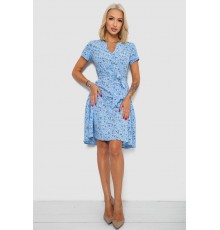 Сукня софт з принтом, колір блакитний, 230R0032