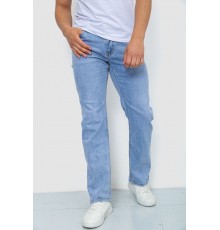Джинсы мужские однотонные, цвет голубой, 244R6078