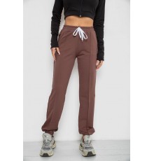 Спорт штани женские, цвет шоколад, 247R4670-1