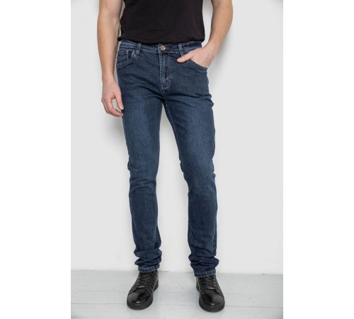 Джинсы мужские демисезонные, цвет темно-синий, 243R8689-5