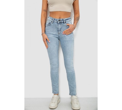 Джинси жіночі Americkan, колір блакитний, 244R00156
