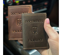 Кожаная обложка для ID-паспорта и водительских прав 2186-1B