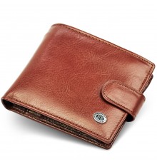 Чоловічий портмоне з натуральної шкіри ST Leather B104 Коричневий