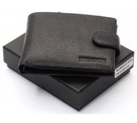 Чорне шкіряне портмоне з відділом для документів Marco Coverna MCBK10-805