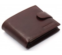 Коричневое портмоне с отделением для документов из натуральной кожи Marco Coverna MCB047-896
