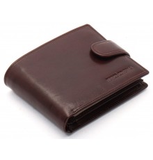 Коричневе портмоне з відділенням для документів із натуральної шкіри Marco Coverna MCB047-896
