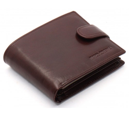 Коричневе портмоне з відділенням для документів із натуральної шкіри Marco Coverna MCB047-896