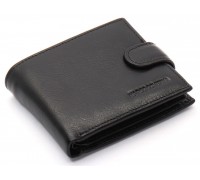 Чорне класичне портмоне з натуральної шкіри Marco Coverna MC-2003Н-1